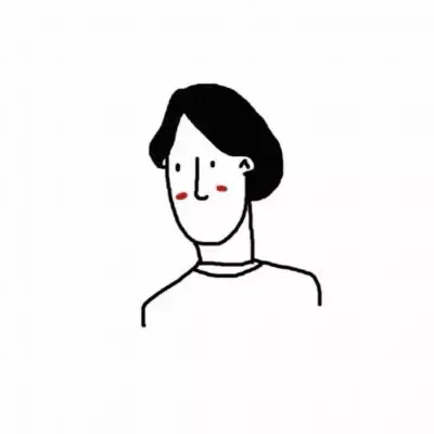 手绘简约情侣头像一对微信黑白简约情侣头像一男一女