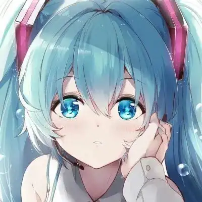 头像舍精美初音未来蓝色系头像壁纸开心搞笑文案短句
