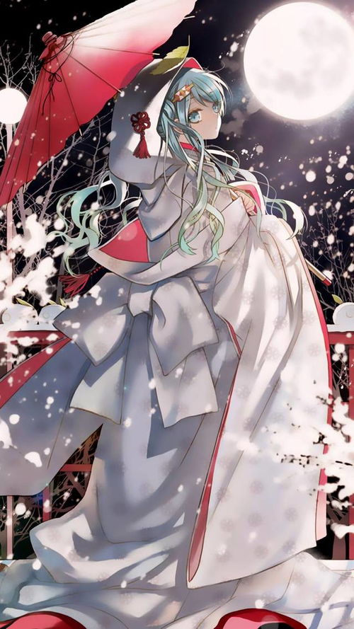 动漫壁纸初音未来黑色系